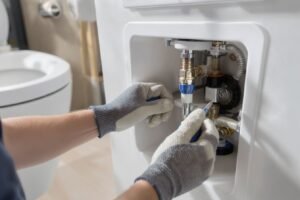 Régler la hauteur de chasse d'eau d'un WC suspendu