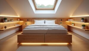 découvrez nos conseils pour aménager un lit en sous pente, optimiser l'espace de votre chambre et garantir un confort optimal au quotidien.