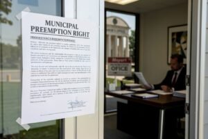 Droit de préemption de la mairie