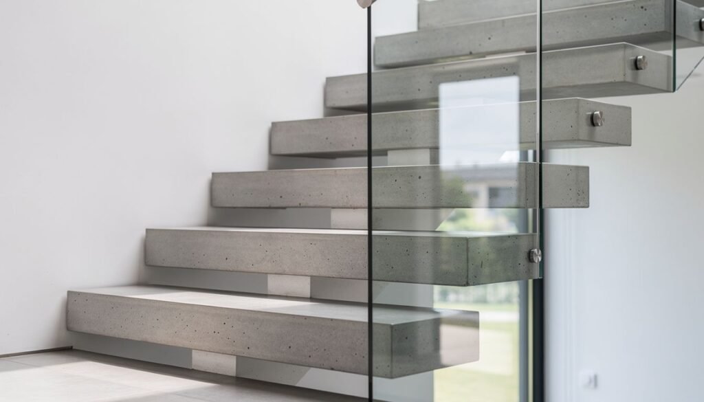 Escalier en béton moderne