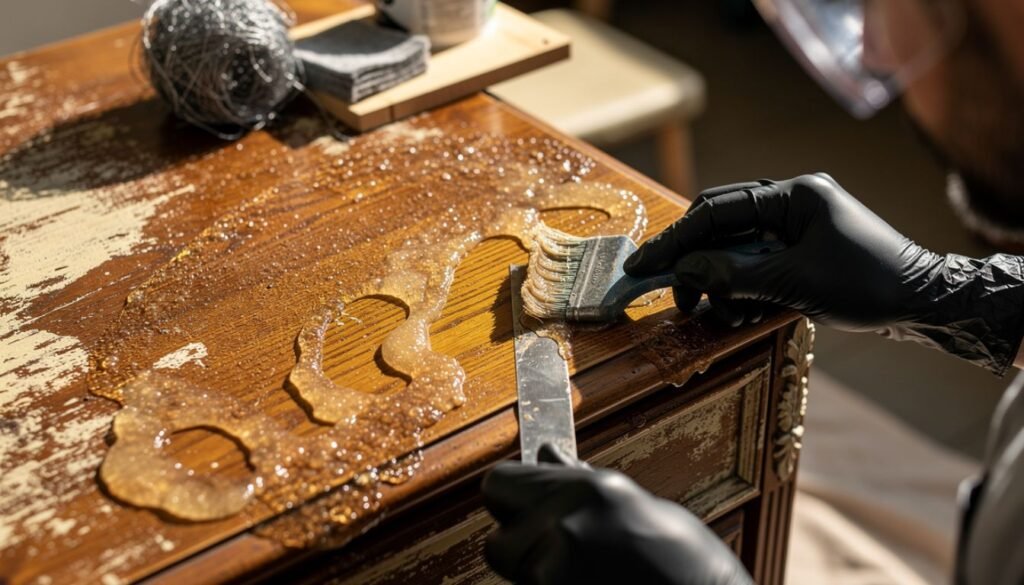 décaper un meuble en bois