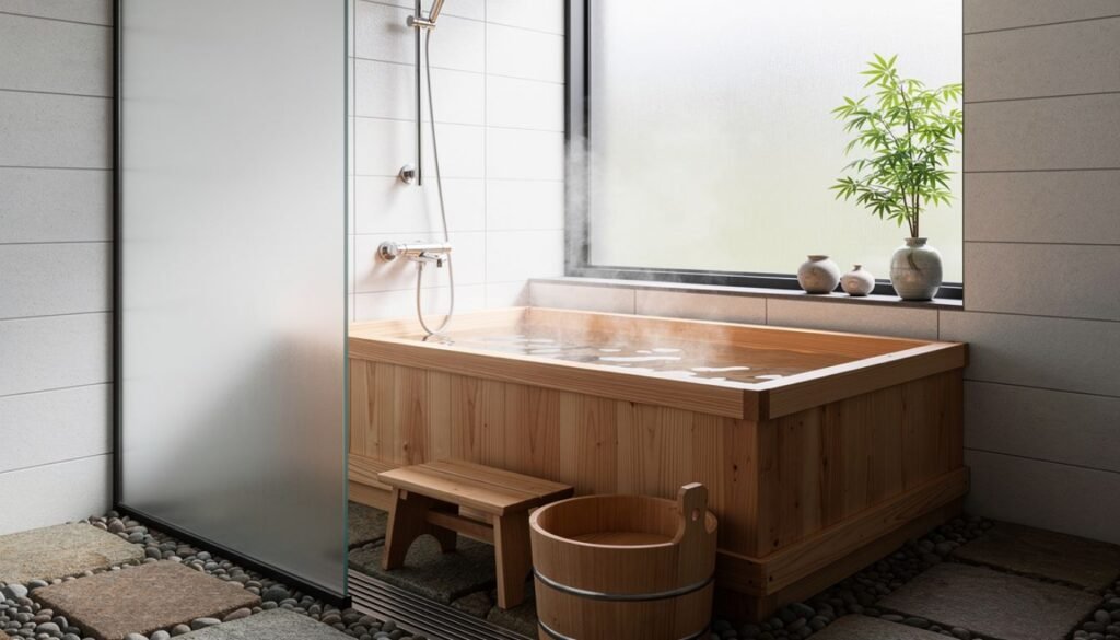 salle de bain japonaise