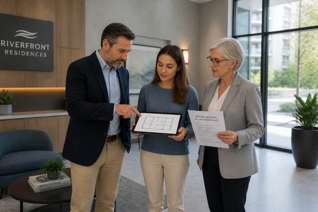 Reunion de planification immobiliere