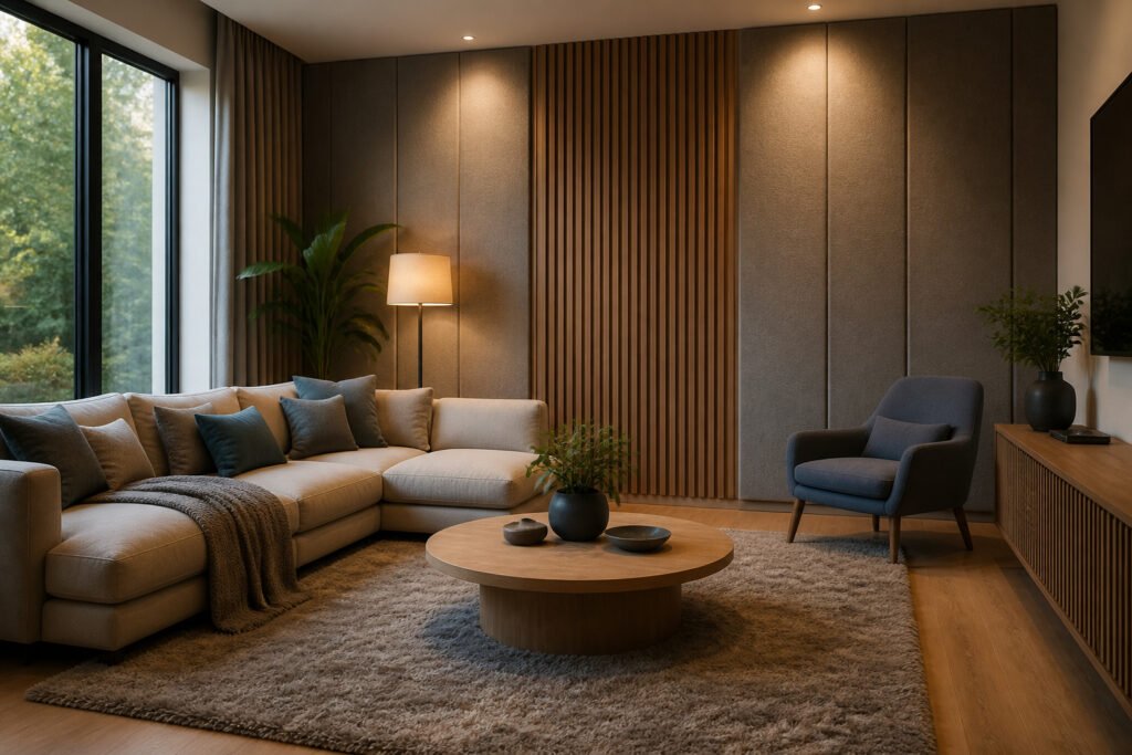 Salon moderne et insonorise