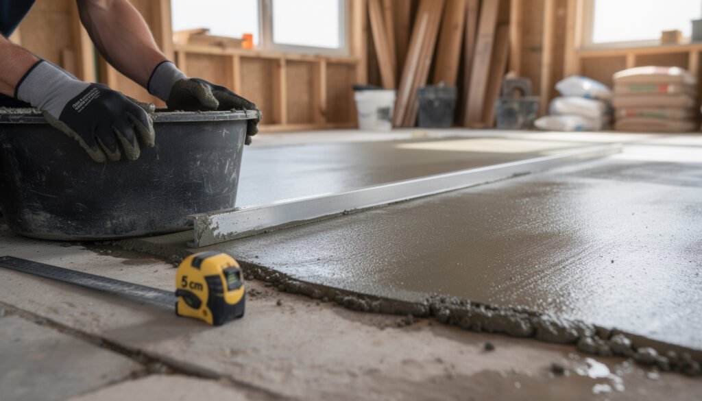 apprenez à doser parfaitement une chape de 5 cm pour garantir un résultat optimal et une finition durable. conseils et étapes pratiques inclus.