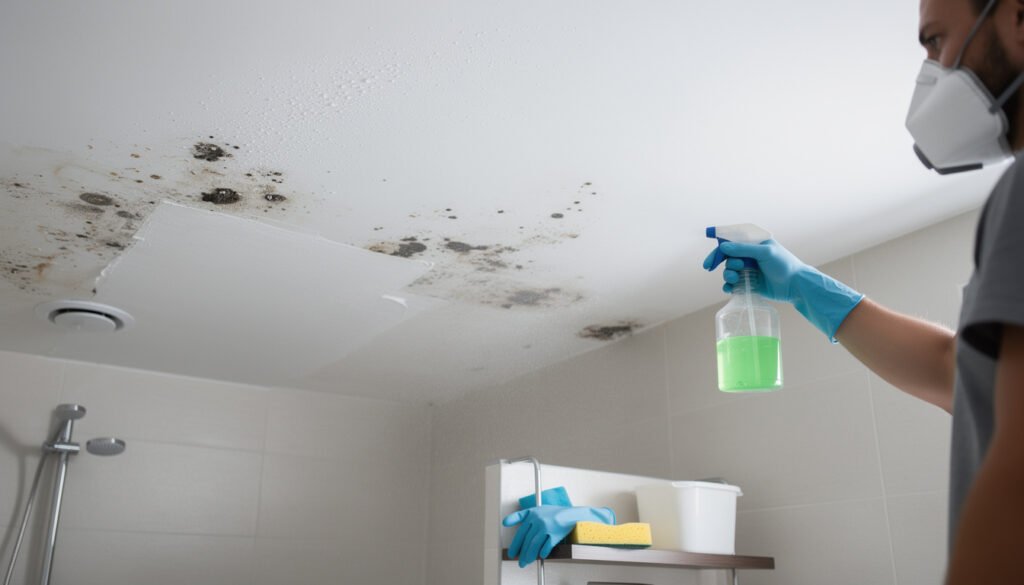 découvrez des méthodes efficaces et faciles pour éliminer la moisissure sur le plafond de votre salle de bain et prévenir son retour, afin de garder un espace sain et propre.