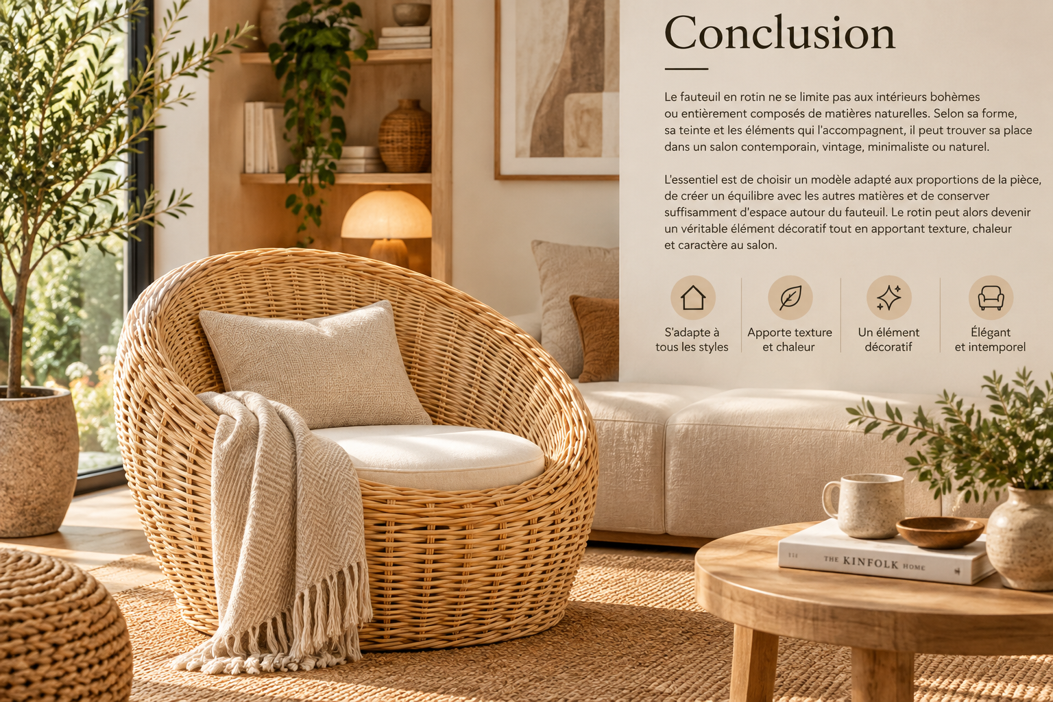 fauteuil rotin