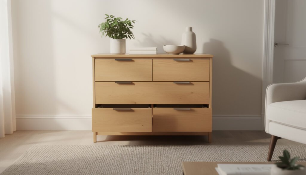 découvrez notre sélection de commodes à petit prix : comparez les styles, les formats et les rangements pour trouver le modèle idéal pour votre intérieur.